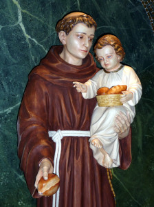 Saint Anthony and bread